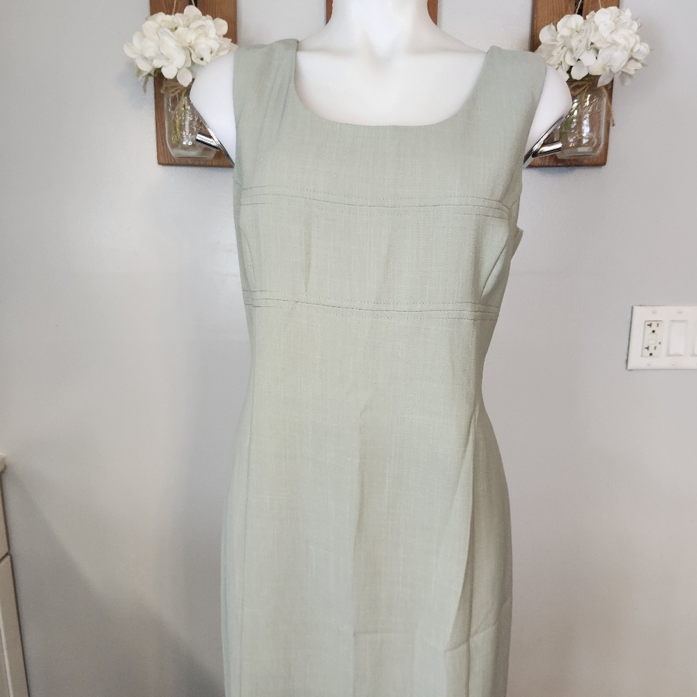 Studio London Sage Green Sleeveless Sheath Dress